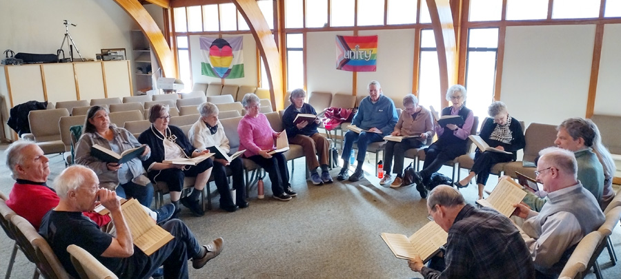 Photo of a recent KVSNSA sing...